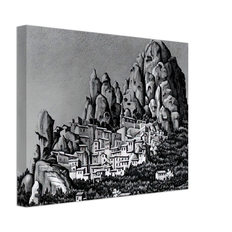 MC Escher  PENTEDATTIO CALABRIA OCTOBER 1930 1930 Canvas