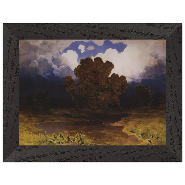 Arkhyp Kuindzhi  Forest Lake Cloud Premium Wooden Framed Art Print / Poster