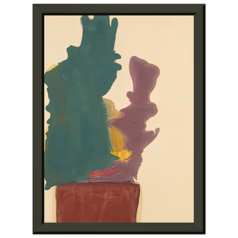 Helen Frankenthaler  Evil Spirit 1963 Premium Metal Framed Art Print / Poster