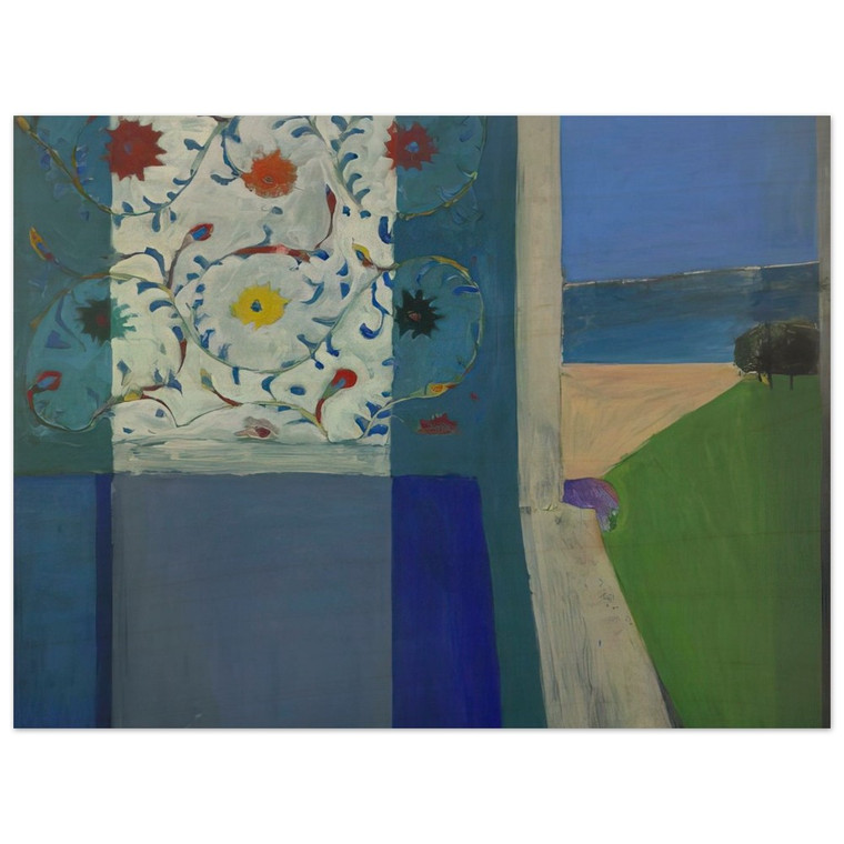 Richard Diebenkorn  Recollections of a Visit to Leningrad Wood Print