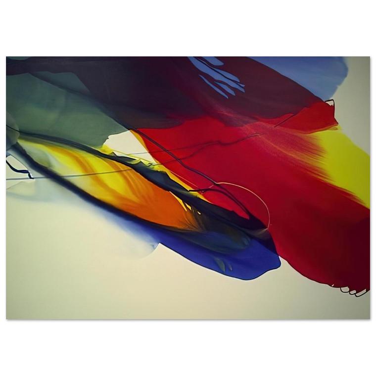 Paul Jenkins  Phenomena Point Swing and Flank  1964 Fine Art Poster / Art Print