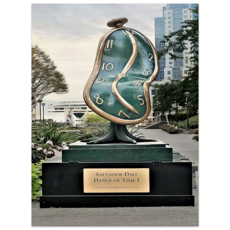 Salvador Dali  DANCE OF TIME I 1984 Wood Print