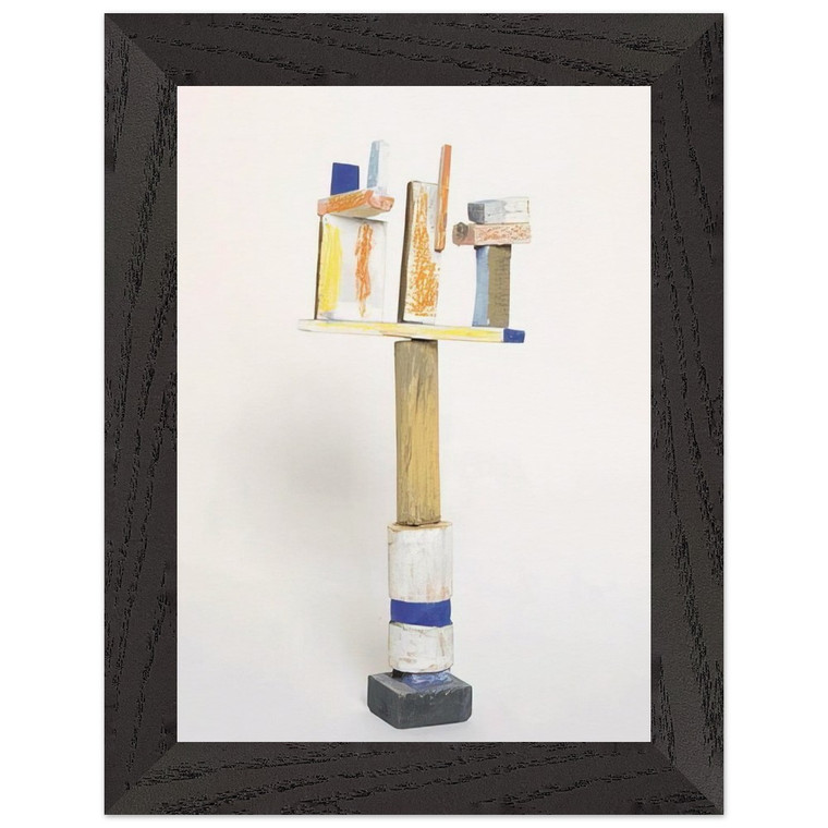 Esteban Vicente  DIVERTIMENTO 1995 1 Premium Wooden Framed Art Print / Poster