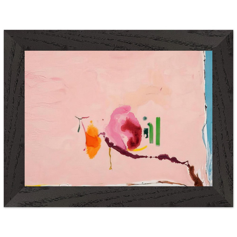 Helen Frankenthaler  Flirt  1995 Premium Wooden Framed Art Print / Poster