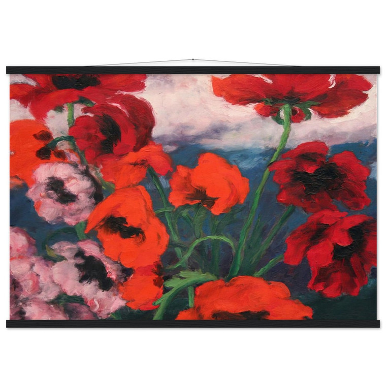 Emil Nolde  Large Poppies Museum-Quality Matte Paper Poster with Hanger