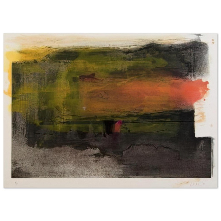 Helen Frankenthaler  Deep Sun  1983 Fine Art Poster / Art Print