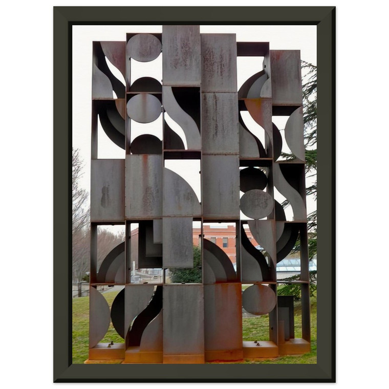 Louise Nevelson Atmosphere and Environment X 1969 Premium Metal Framed Print