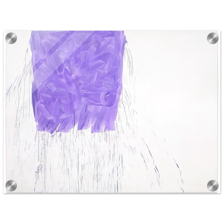 Michel Majerus  Violet  1997 Acrylic Print