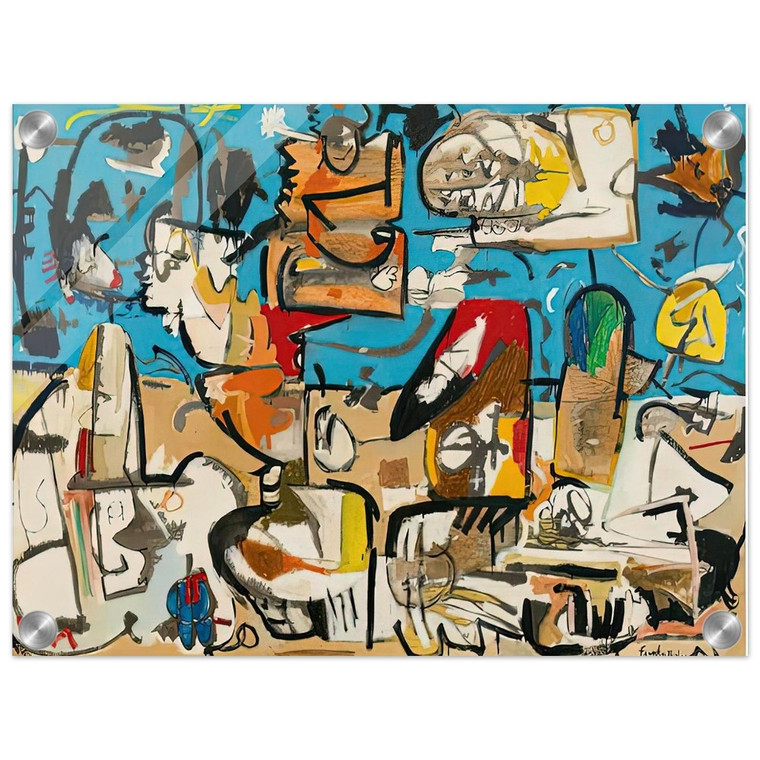 Helen Frankenthaler  Untitled 1951 Acrylic Print