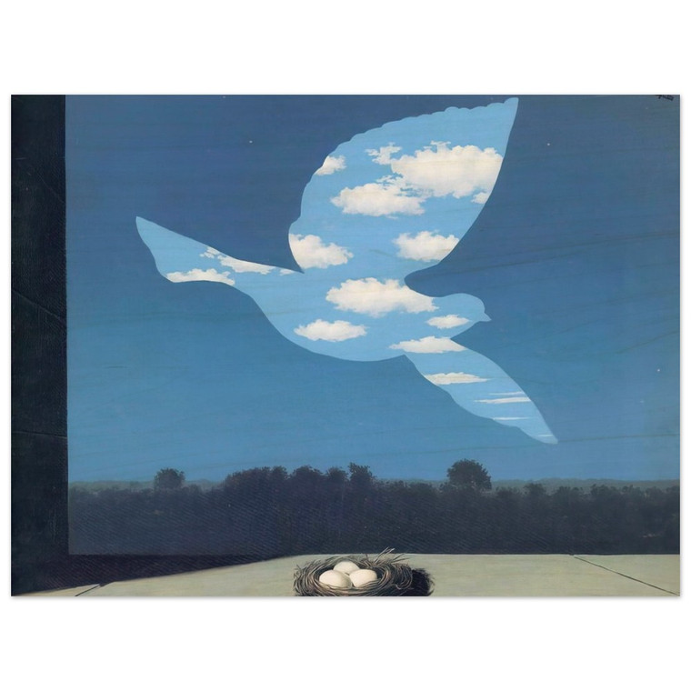 Rene Magritte  THE RETURN 1940 Wood Print