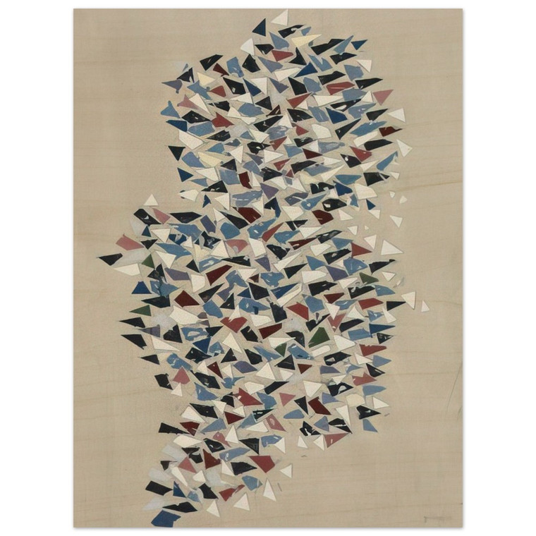 Robert Goodnough  Shapes Group  1987 Wood Print