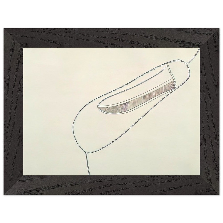 Eva Hesse  UNTITLED 1965 1 Premium Wooden Framed Art Print / Poster