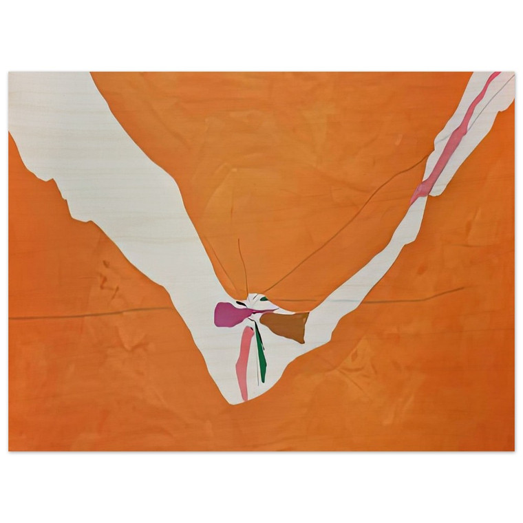 Helen Frankenthaler  Chairman of the Board 1971 Wood Print