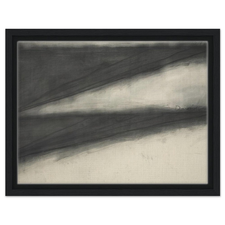 Richard Serra  UNTITLED 1972 N3 Framed Canvas