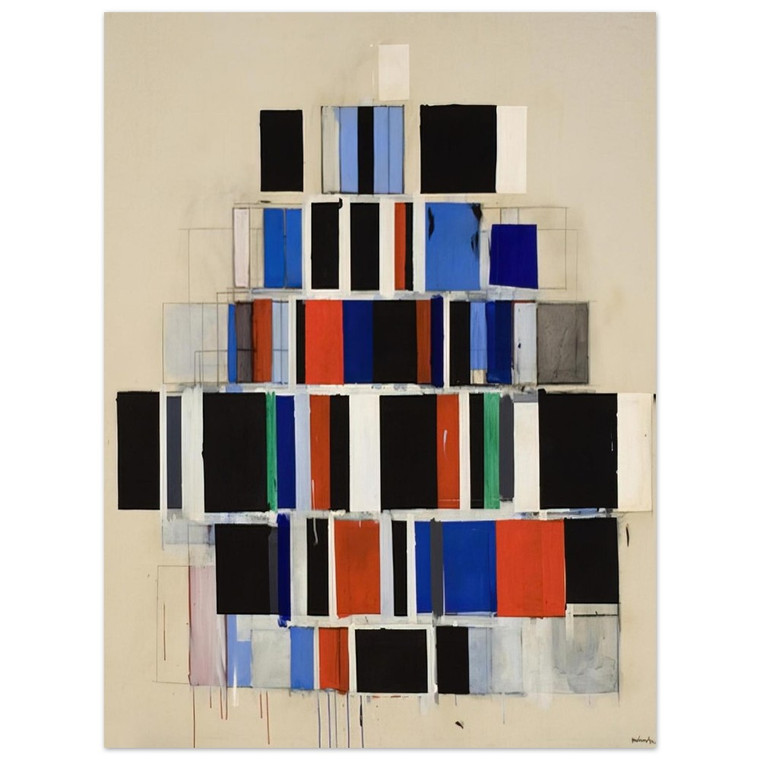 Robert Goodnough  Large Rectangles Large  1965 Aluminum Print