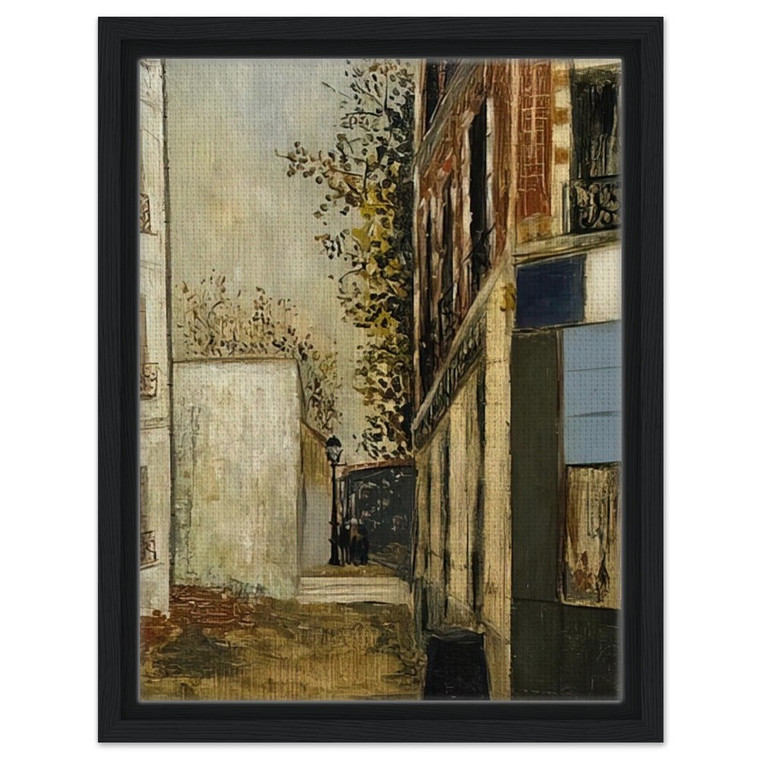 Maurice Utrillo  CABARE BELLE GABRIELLE Framed Canvas