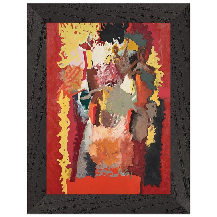 John Ferren  The Witch Doctor  1963 Premium Wooden Framed Art Print / Poster