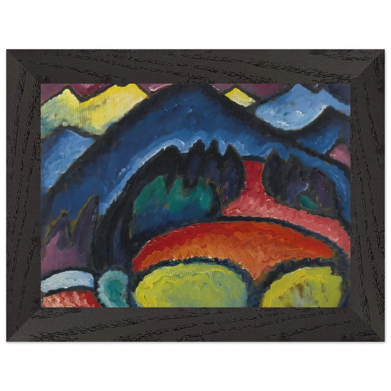 Alexej von Jawlensky OBERSTDORF MOUNTAINS 1912 Framed Art Print