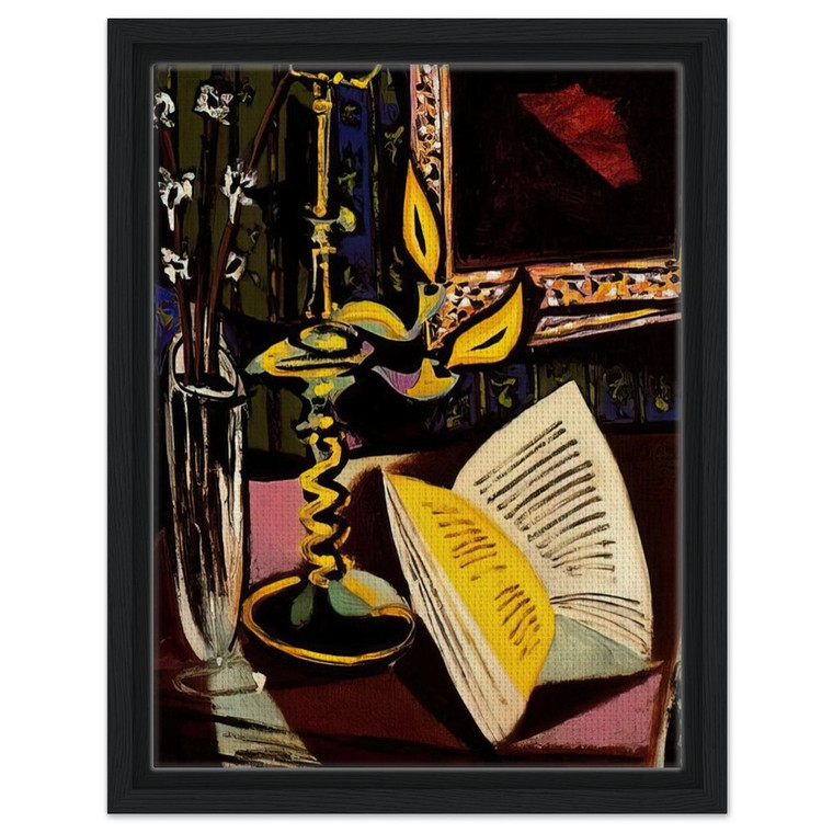 Pablo Picasso  Still life with candlestick  1937 Framed Canvas