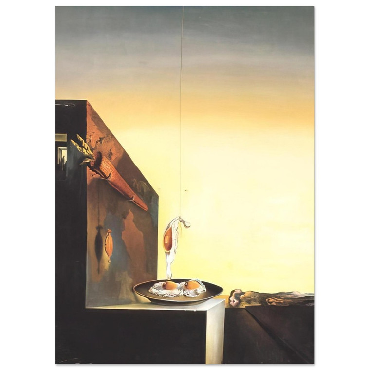 Salvador Dali  EGGS ON PLATE WITHOUT THE FLAT Fine Art Poster / Art Print