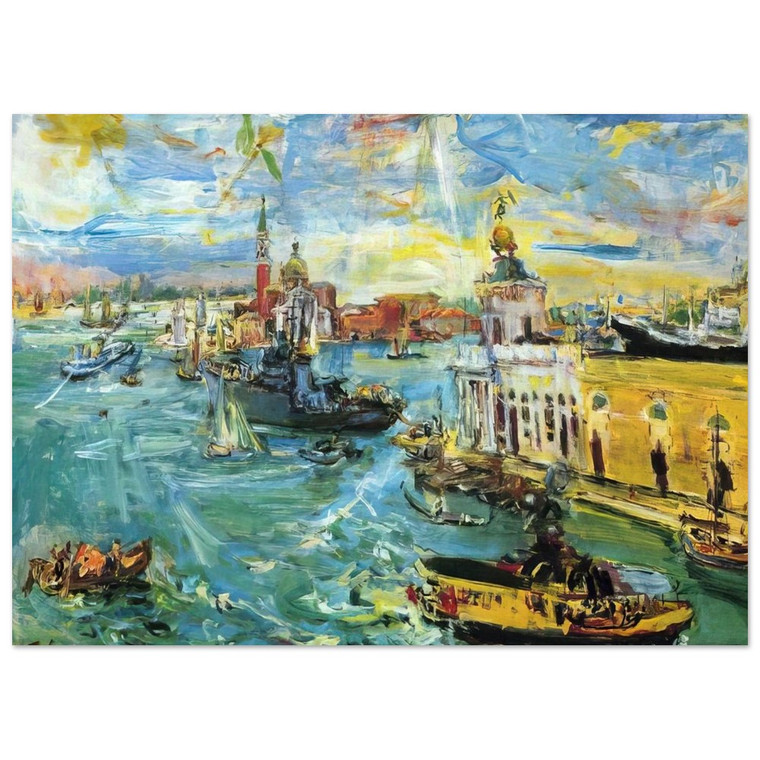 OSKAR KOKOSCHKA  VENICE DOGANA 1948 Fine Art Poster / Art Print