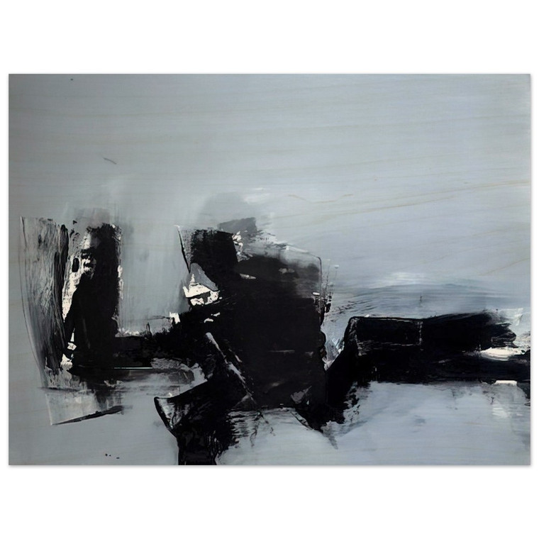 Luis Feito  UNTITLED 1961 2 Wood Print