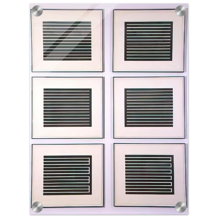 Donald Judd  Six Aquatints  1980 Acrylic Print