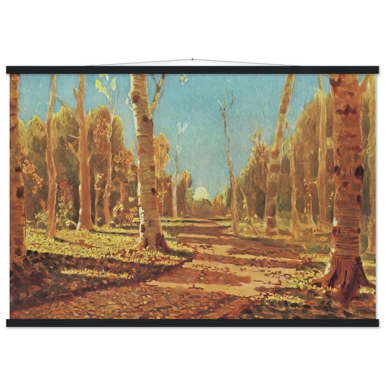 Arkhyp Kuindzhi  A Birch Grove Museum-Quality Matte Paper Poster with Hanger