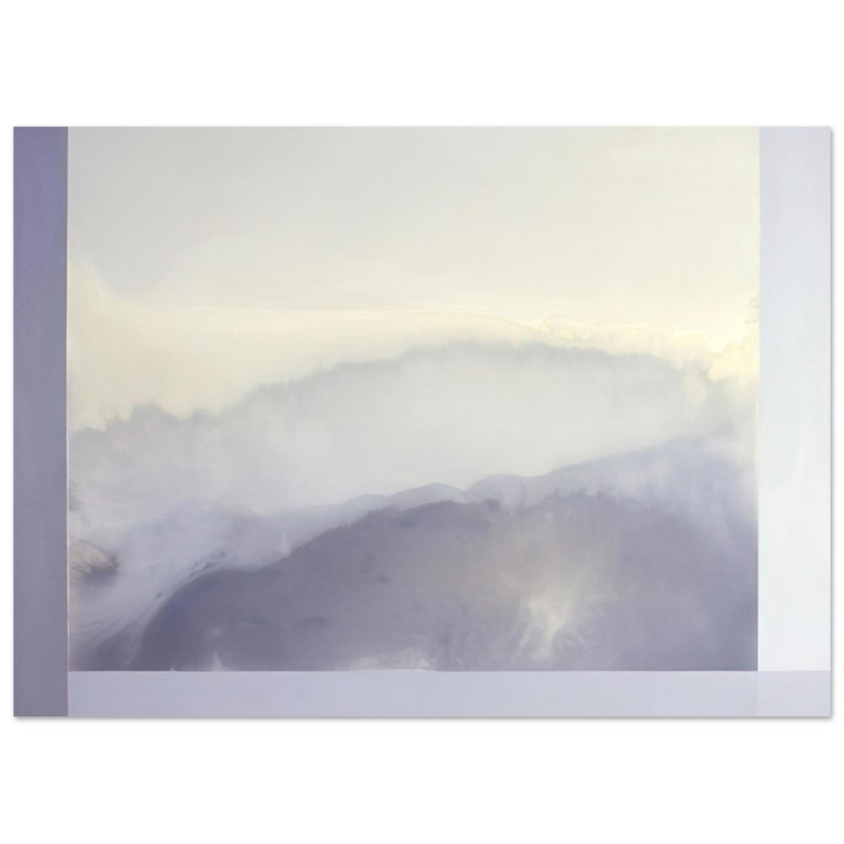 Ronnie Landfield  Approaching Arkansas  1986 Fine Art Poster / Art Print