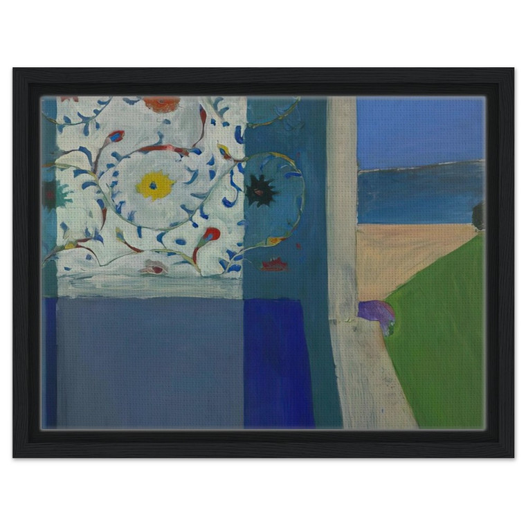 Richard Diebenkorn  Recollections of a Visit to Leningrad Framed Canvas