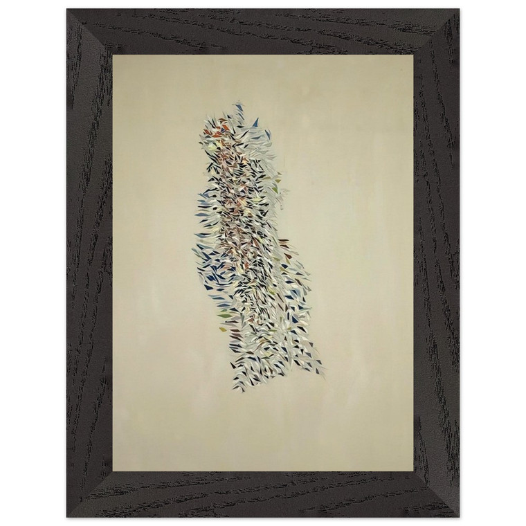 Robert Goodnough Process Development 1972 Premium Wooden Framed Art Print Poster