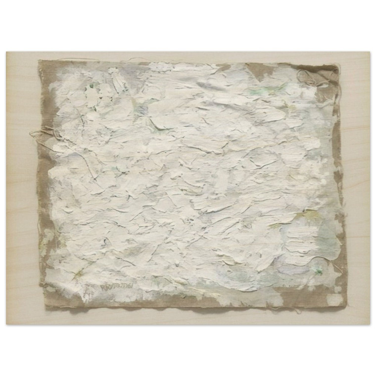 Robert Ryman  Untitled  1961 N8 Wood Print