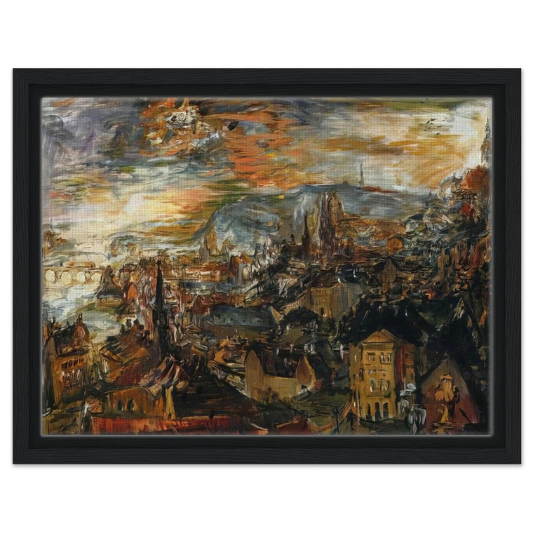 OSKAR KOKOSCHKA  NOTDETECTED235890 Framed Canvas