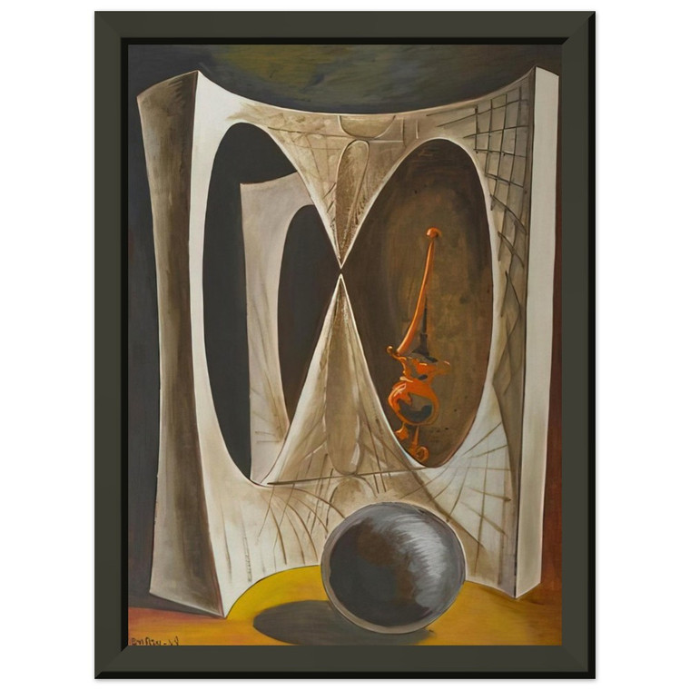 Man Ray DIDEROT S HARPSICHORD OR THE MERCHANT OF VENICE Metal Framed Print