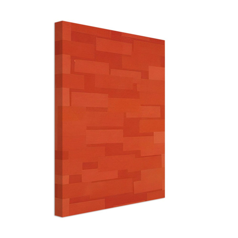 Ad Reinhardt  Number 5 Red Wall  1952 Canvas