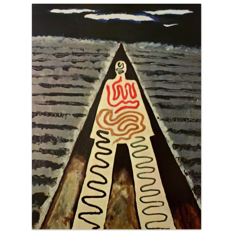 Man Ray  A NIGHT AT SAINT JEAN Wood Print