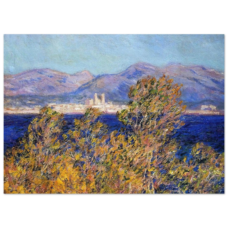 Claude Monet Antibes Mistral View Fine Art Poster / Art Print