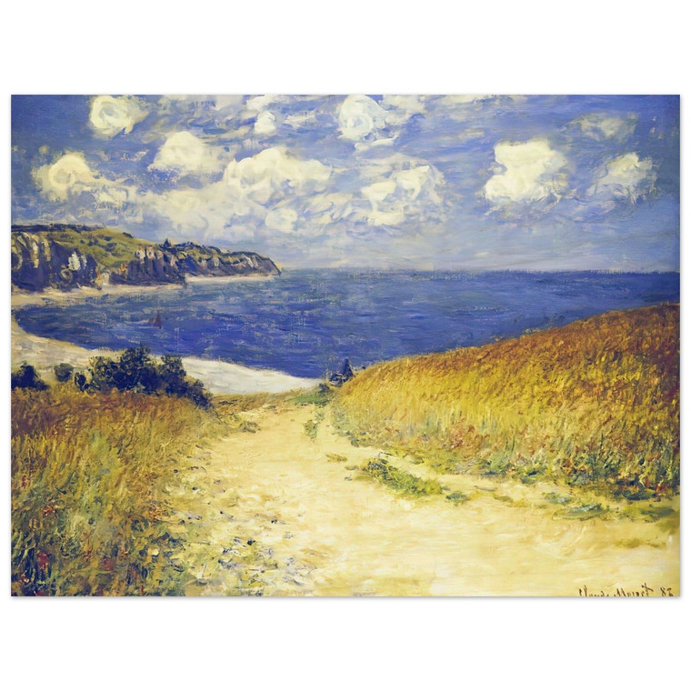 claude monet  Alley near Pourville Wood Print