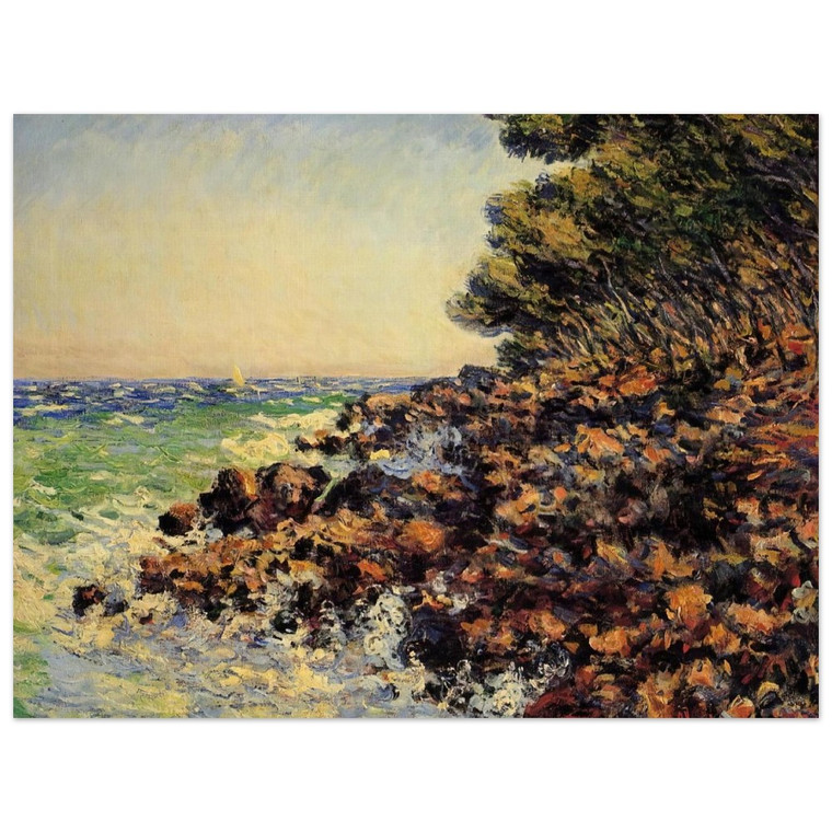 claude monet  Cap Martin Aluminum Print