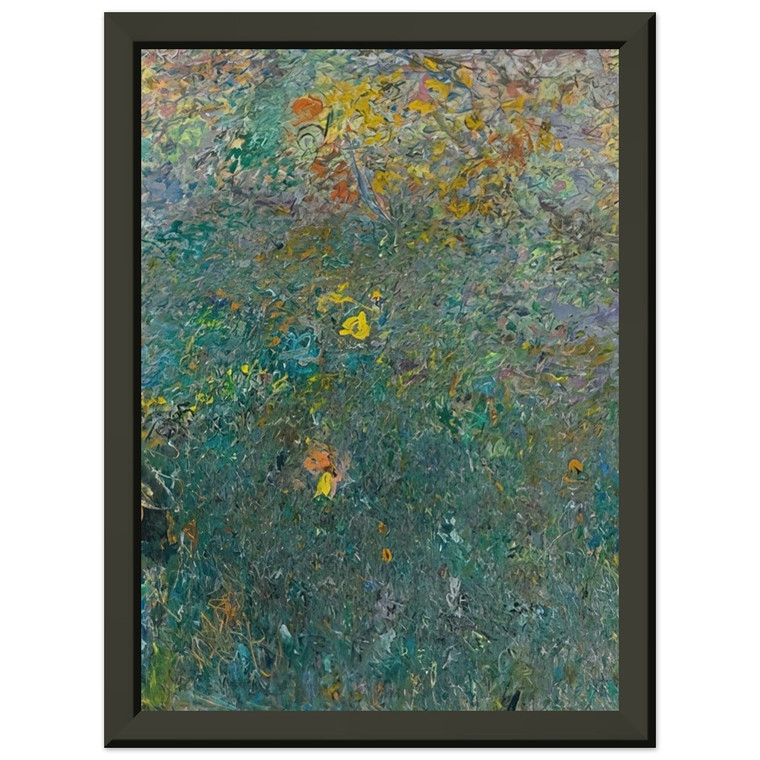 Milton Resnick  HYDROGEN 1961 Premium Metal Framed Art Print / Poster