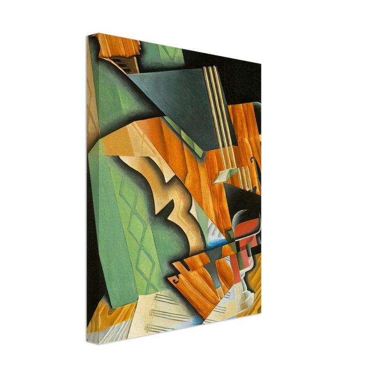 Juan Gris  VIOLIN AND GLASS 1915 Canvas