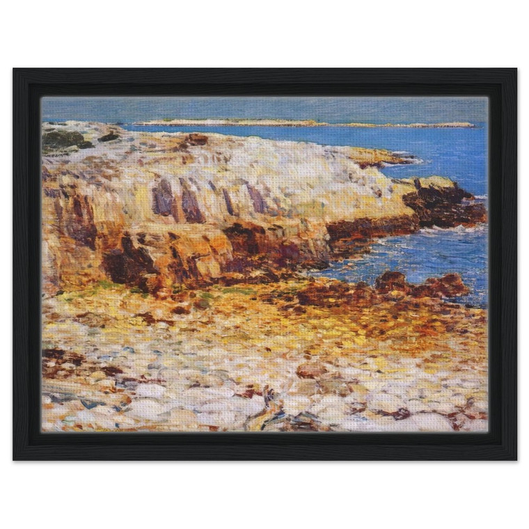 Childe Hassam  Northeast Headlands New England Coast Framed Canvas