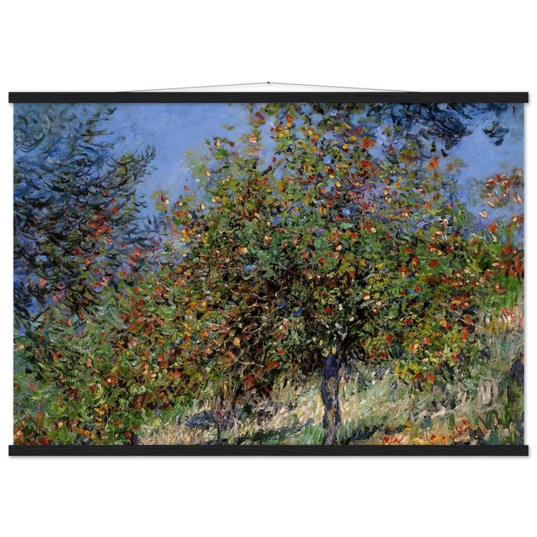claude monet Apple Trees Chantemesle Hill Museum Quality Matte Poster Hanger