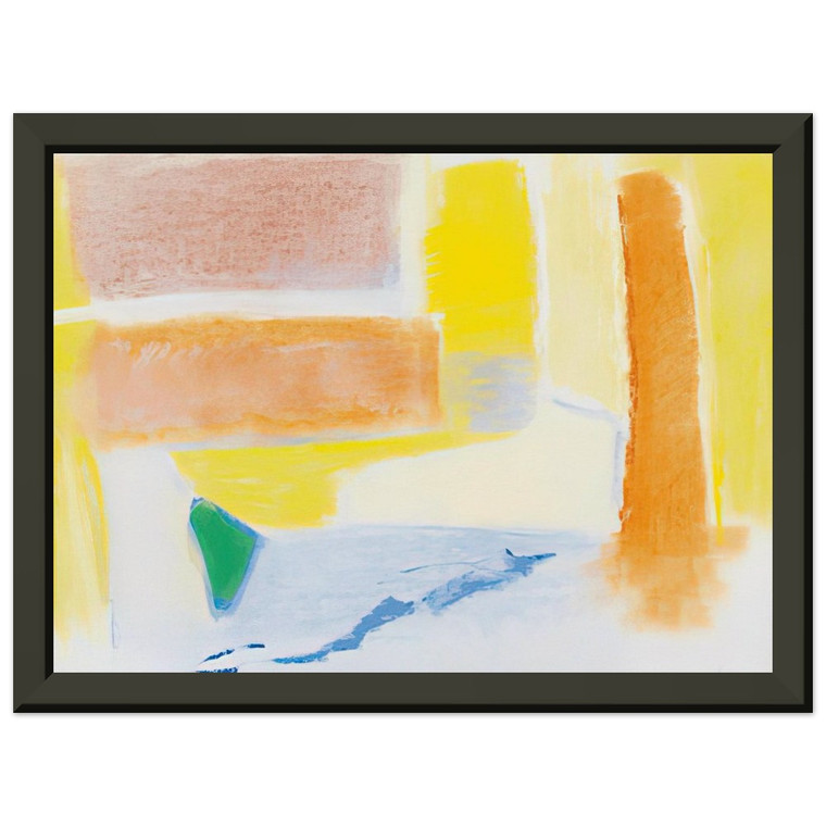 Esteban Vicente  UNTITLED 1996 Premium Metal Framed Art Print / Poster