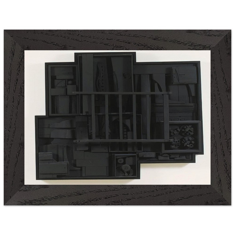 Louise Nevelson  SKY JAG IV 1974 Premium Wooden Framed Art Print / Poster