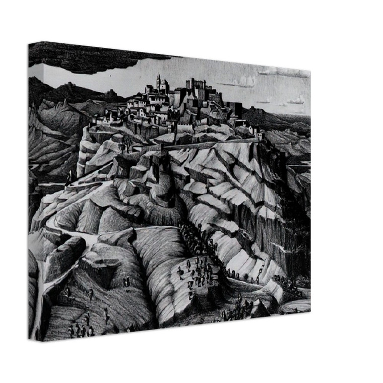 MC Escher  SANTA SEVERINA CALABRIA FEBRUARY 1931 1931 Canvas