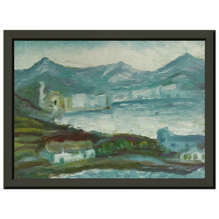 Salvador Dali  CADAQUES 2 Premium Metal Framed Art Print / Poster