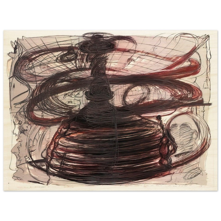 Dieter Roth  SelfPortrait as Pile of Dog Dirt  1973 Wood Print