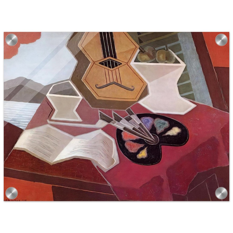 Juan Gris  TABLE OVERLOOKING THE SEA 1925 Acrylic Print