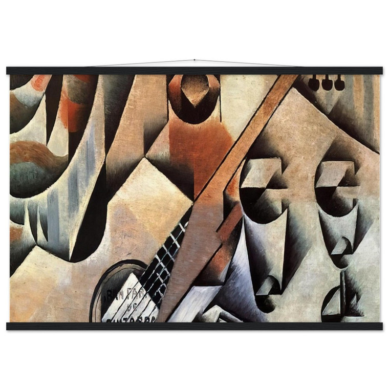 Juan Gris Guitar Glasses Museum-Quality Matte Paper Poster with Hanger
